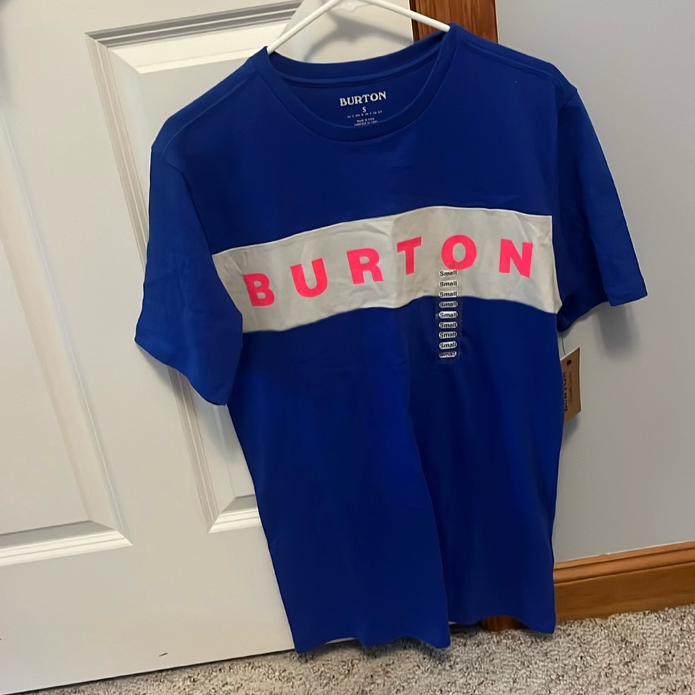 Blue Burton t-shirt